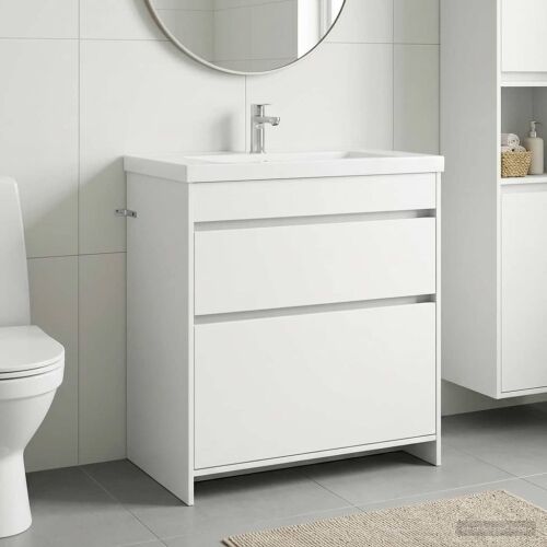 Kabinetski ormarić ispod Lavabo - Umivaonika Bijela 78,5 x 37,5 x 81 cm - Bijela 78,5 x 37,5 x 81 cm Cijena