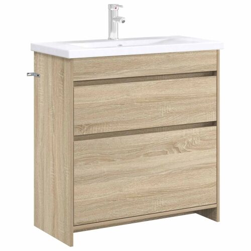 Kabinetski ormarić ispod Lavabo - Umivaonika Hrast sonoma - Hrast sonoma 78,5 x 37,5 x 81 cm Cijena