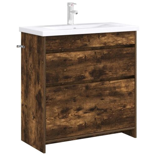 Kabinetski ormarić ispod Lavabo - Umivaonika Dimljeni hrast - Dimljeni hrast 78,5 x 37,5 x 81 cm Cijena
