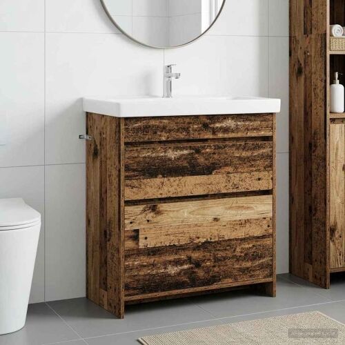 Kabinetski ormarić ispod Lavabo - Umivaonika Staro drvo - Staro drvo 78,5 x 37,5 x 81 cm Cijena