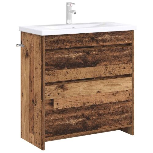 Kabinetski ormarić ispod Lavabo - Umivaonika Staro drvo - Staro drvo 78,5 x 37,5 x 81 cm Cijena