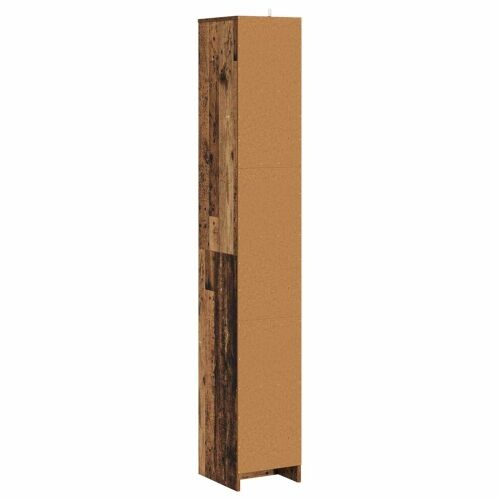 Kupaonski ormar Staro drvo 30 x 33 x 190 cm Konstruirano drvo - Staro drvo Cijena