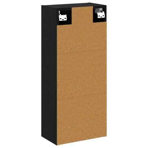 Lavabo - Umivaonik s policom za zid Crni hrast 35 x 20 x 81 cm - Crni hrast Cijena
