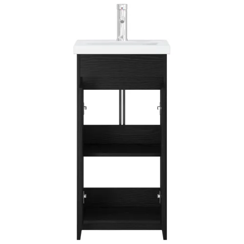 Kupaonski Lavabo - Umivaonik s sudoperom Crni hrast 42 x 40 x 84,5 cm - Crni hrast 42 x 40 x 84,5 cm Cijena