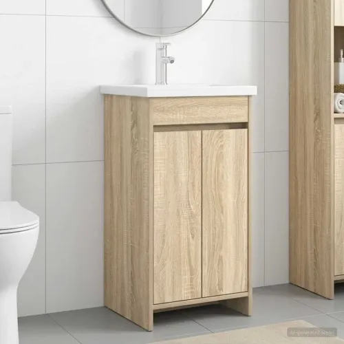 Kupaonski Lavabo - Umivaonik s sudoperom Hrast sonoma 42 x 40 x 84,5 cm - Hrast sonoma 42 x 40 x 84,5 cm Cijena