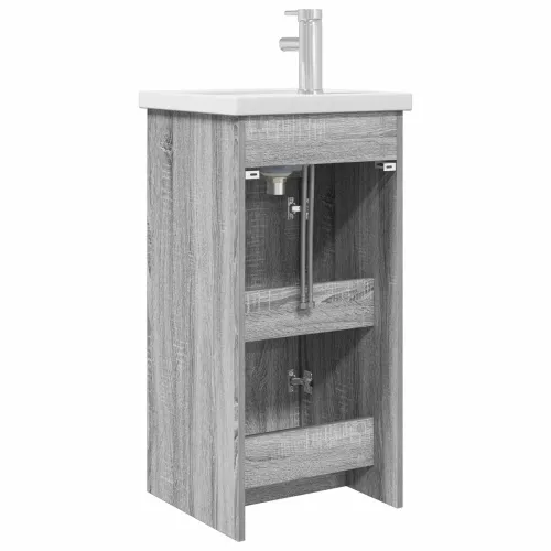 Kupaonski Lavabo - Umivaonik s sudoperom Siva Sonoma 42 x 40 x 84,5 cm - Siva Sonoma 42 x 40 x 84,5 cm Cijena