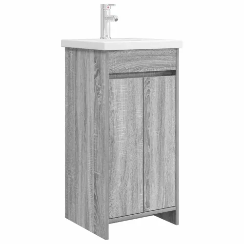 Kupaonski Lavabo - Umivaonik s sudoperom Siva Sonoma 42 x 40 x 84,5 cm - Siva Sonoma 42 x 40 x 84,5 cm Cijena