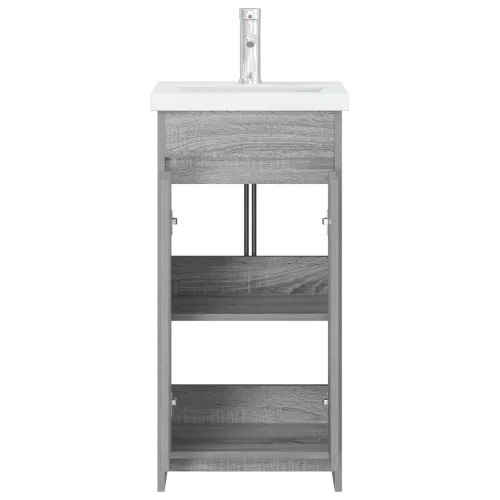 Kupaonski Lavabo - Umivaonik s sudoperom Siva Sonoma 42 x 40 x 84,5 cm - Siva Sonoma 42 x 40 x 84,5 cm Cijena