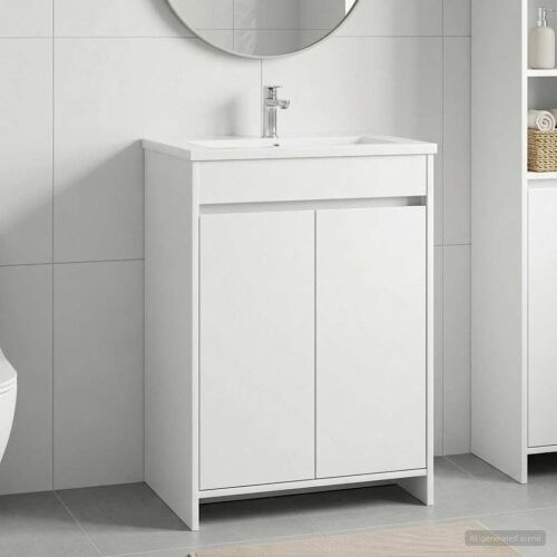 Kabinetski ormarić ispod Lavabo - Umivaonika Bijela 56 x 37,5 x 81 cm - Bijela 56 x 37,5 x 81 cm Cijena