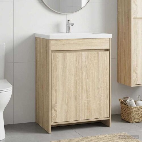 Kabinetski ormarić ispod Lavabo - Umivaonika Hrast sonoma - Hrast sonoma 56 x 37,5 x 81 cm Cijena