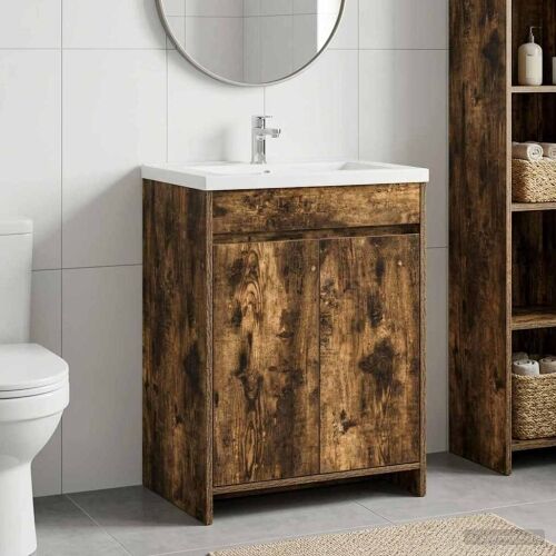 Kabinetski ormarić ispod Lavabo - Umivaonika Dimljeni hrast - Dimljeni hrast 56 x 37,5 x 81 cm Cijena