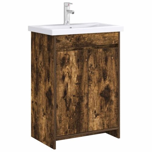 Kabinetski ormarić ispod Lavabo - Umivaonika Dimljeni hrast - Dimljeni hrast 56 x 37,5 x 81 cm Cijena