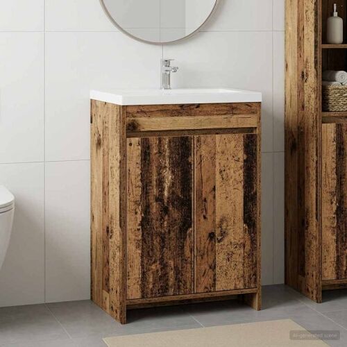 Kabinetski ormarić ispod Lavabo - Umivaonika Staro drvo - Staro drvo 56 x 37,5 x 81 cm Cijena