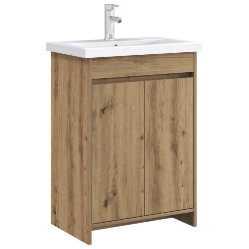 Kabinetski ormarić ispod Lavabo - Umivaonika Hrast artisan - Hrast artisan 56 x 37,5 x 81 cm Cijena