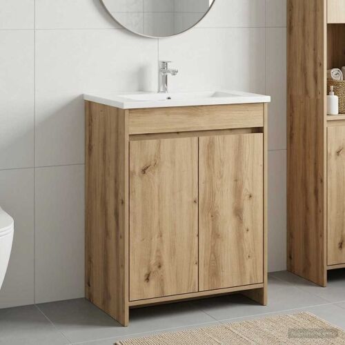 Kabinetski ormarić ispod Lavabo - Umivaonika Hrast artisan - Hrast artisan 56 x 37,5 x 81 cm Cijena