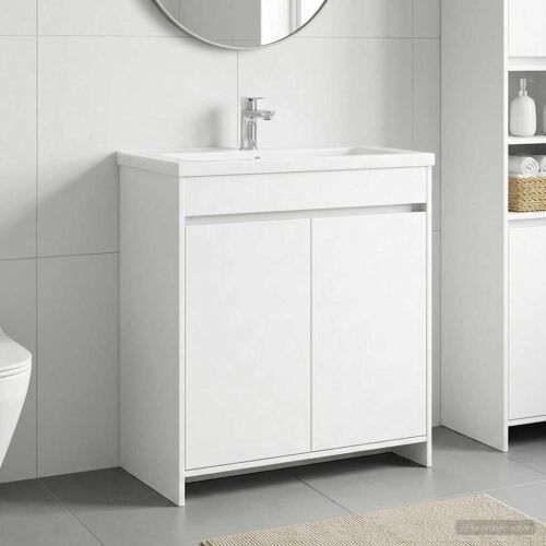 Kabinetski ormarić ispod Lavabo - Umivaonika Bijela 78,5 x 37,5 x 81 cm - Bijela 78,5 x 37,5 x 81 cm Cijena