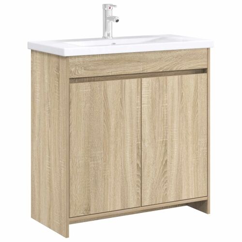 Kabinetski ormarić ispod Lavabo - Umivaonika Hrast sonoma - Hrast sonoma 78,5 x 37,5 x 81 cm Cijena