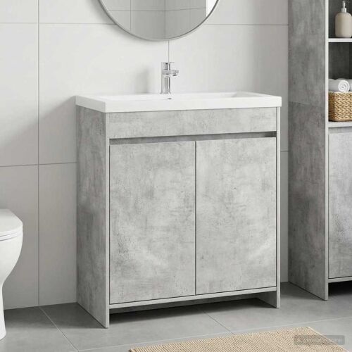Kabinetski ormarić ispod Lavabo - Umivaonika Betonska siva - Betonska siva 78,5 x 37,5 x 81 cm Cijena