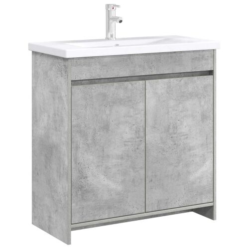 Kabinetski ormarić ispod Lavabo - Umivaonika Betonska siva - Betonska siva 78,5 x 37,5 x 81 cm Cijena