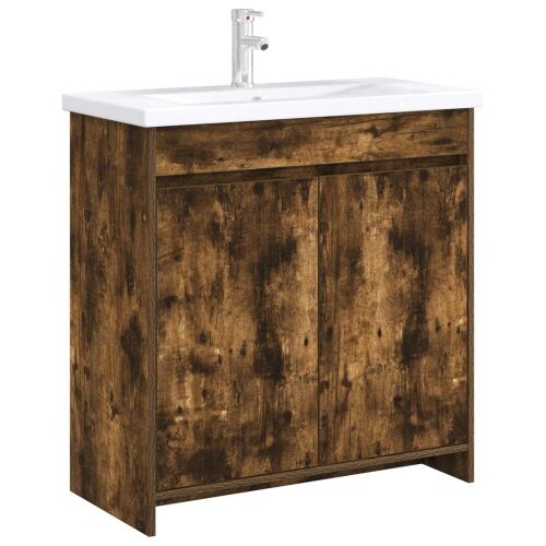 Kabinetski ormarić ispod Lavabo - Umivaonika Dimljeni hrast - Dimljeni hrast 78,5 x 37,5 x 81 cm Cijena