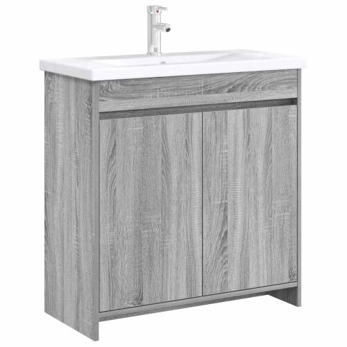 Kabinetski ormarić ispod Lavabo - Umivaonika Siva Sonoma - Siva Sonoma 78,5 x 37,5 x 81 cm Cijena