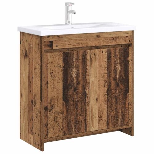 Kabinetski ormarić ispod Lavabo - Umivaonika Staro drvo - Staro drvo 78,5 x 37,5 x 81 cm Cijena
