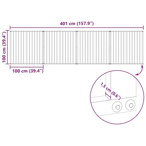 Vrata za pse 4 kom. Crna 100 x 100 cm Pocinčani čelik - 100 x 100 cm 4 Cijena