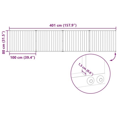 Vrata za pse 4 kom. Crna 100 x 80 cm Pocinčani čelik - 100 x 80 cm 4 Cijena