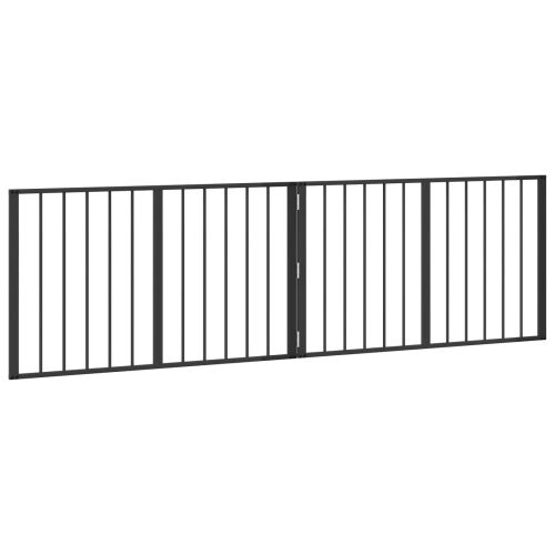 Vrata za pse 2 kom. Crna 100 x 60 cm Pocinčani čelik - 100 x 60 cm 2 Cijena