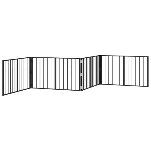 Vrata za pse 4 kom. Crna 100 x 60 cm Pocinčani čelik - 100 x 60 cm 4 Cijena
