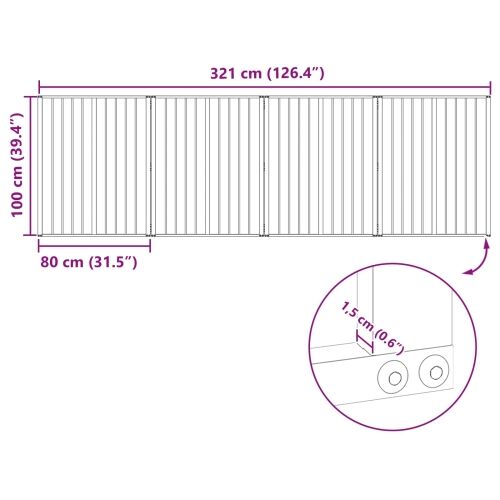 Vrata za pse 4 kom. Crna 80 x 100 cm Pocinčani čelik - 80 x 100 cm 4 Cijena