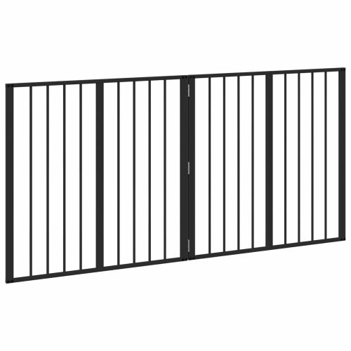Vrata za pse 2 kom. Crna 80 x 80 cm Pocinčani čelik - 80 x 80 cm 2 Cijena