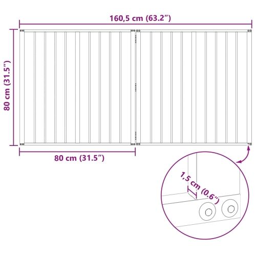 Vrata za pse 2 kom. Crna 80 x 80 cm Pocinčani čelik - 80 x 80 cm 2 Cijena