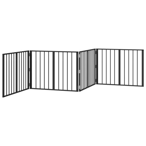 Vrata za pse 4 kom. Crna 80 x 60 cm Pocinčani čelik - 80 x 60 cm 4 Cijena