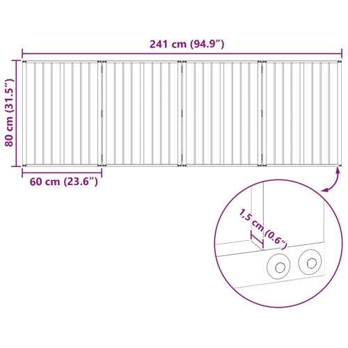 Vrata za pse 4 kom. Crna 60 x 80 cm Pocinčani čelik - 60 x 80 cm 4 Cijena