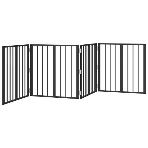 Vrata za pse 4 kom. Crna 60 x 60 cm Pocinčani čelik - 60 x 60 cm 4 Cijena