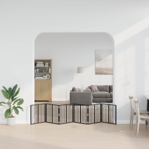 Vrata za pse 6 kom. Crna 60 x 60 cm Pocinčani čelik - 60 x 60 cm 6 Cijena