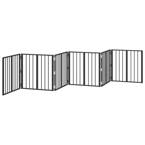 Vrata za pse 6 kom. Crna 60 x 60 cm Pocinčani čelik - 60 x 60 cm 6 Cijena