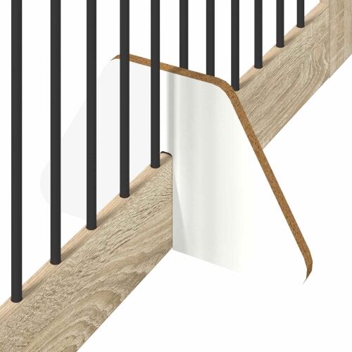 Preklopna vrata za pse s postoljem 4 kom. Hrast sonoma 401 cm - Hrast sonoma 100 x 100 cm 4 Cijena
