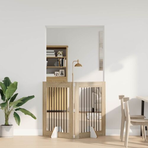 Preklopna vrata za pse s postoljem 2 kom. Hrast sonoma 160,5 cm - Hrast sonoma 80 x 100 cm 2 Cijena