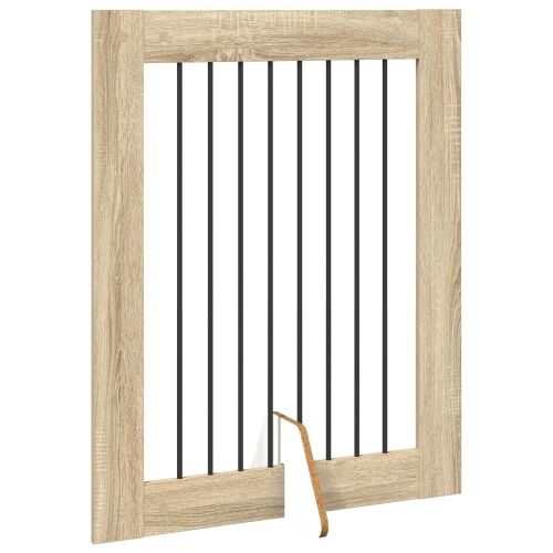 Preklopna vrata za pse s postoljem 4 kom. Hrast sonoma 321 cm - Hrast sonoma 80 x 100 cm 4 Cijena