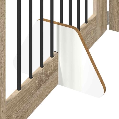 Preklopna vrata za pse s postoljem 6 kom. Hrast sonoma 482 cm - Hrast sonoma 80 x 80 cm 6 Cijena