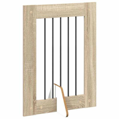 Preklopna vrata za pse s postoljem 2 kom. Hrast sonoma 120,5 cm - Hrast sonoma 60 x 80 cm 2 Cijena