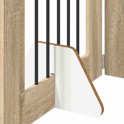 Preklopna vrata za pse s postoljem 4 kom. Hrast sonoma 241 cm - Hrast sonoma 60 x 80 cm 4 Cijena