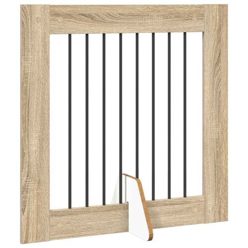 Preklopna vrata za pse s postoljem 4 kom. Hrast sonoma 321 cm - Hrast sonoma 80 x 60 cm 4 Cijena