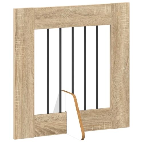 Preklopna vrata za pse s postoljem 8 kom. Hrast sonoma 60 cm - Hrast sonoma 60 x 60 cm 8 Cijena