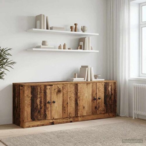 Ormar za krevet na kat 2 kom. Staro drvo 66 x 35 x 48 cm - Staro drvo Cijena