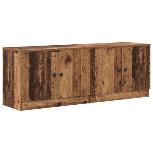 Ormar za krevet na kat 2 kom. Staro drvo 66 x 35 x 48 cm - Staro drvo Cijena