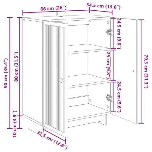 Kreveta Bijela 66 x 34,5 x 90 cm Konstruirano drvo - Bijela Cijena