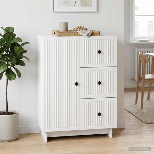 Kreveta Bijela 66 x 34,5 x 90 cm Konstruirano drvo - Bijela Cijena